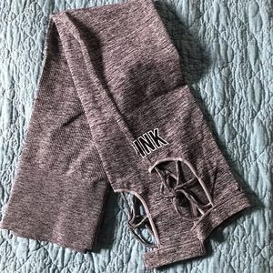 PINK Ultimate legging size SMALL heathered grey